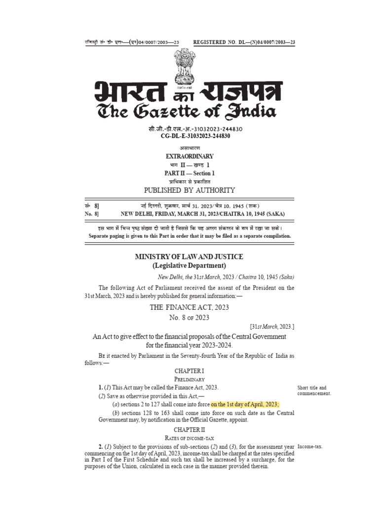 Government Notification Bill | PDF | Income Tax | Payments