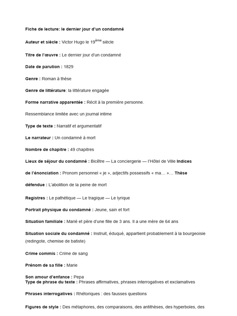 Plaidoyer contre la peine de mort | PDF | Peine capitale