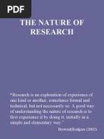 1 The Nature of Research