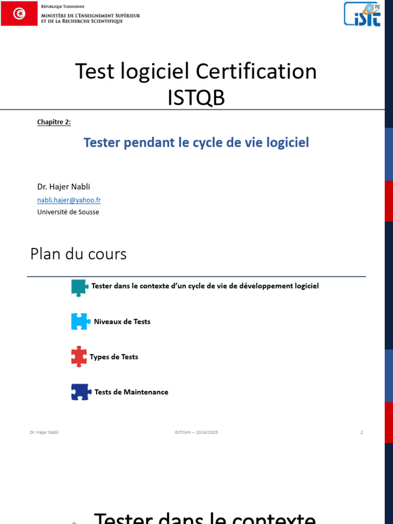 Cycle de vie du développement logiciel | PDF | Test de logiciel | Test ...