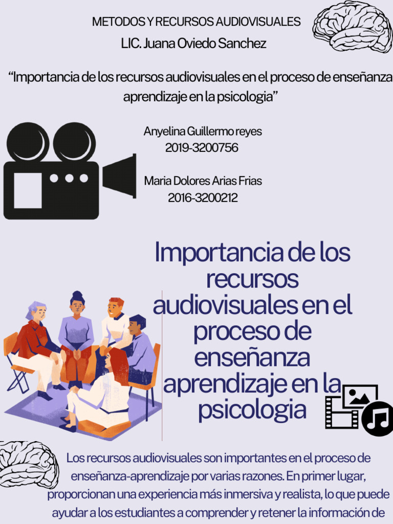 Exposicion Medios Audiovisuales | PDF | Aprendizaje | Enseñando