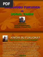 Masanobu Fukuoka Ve Doğal Tarım