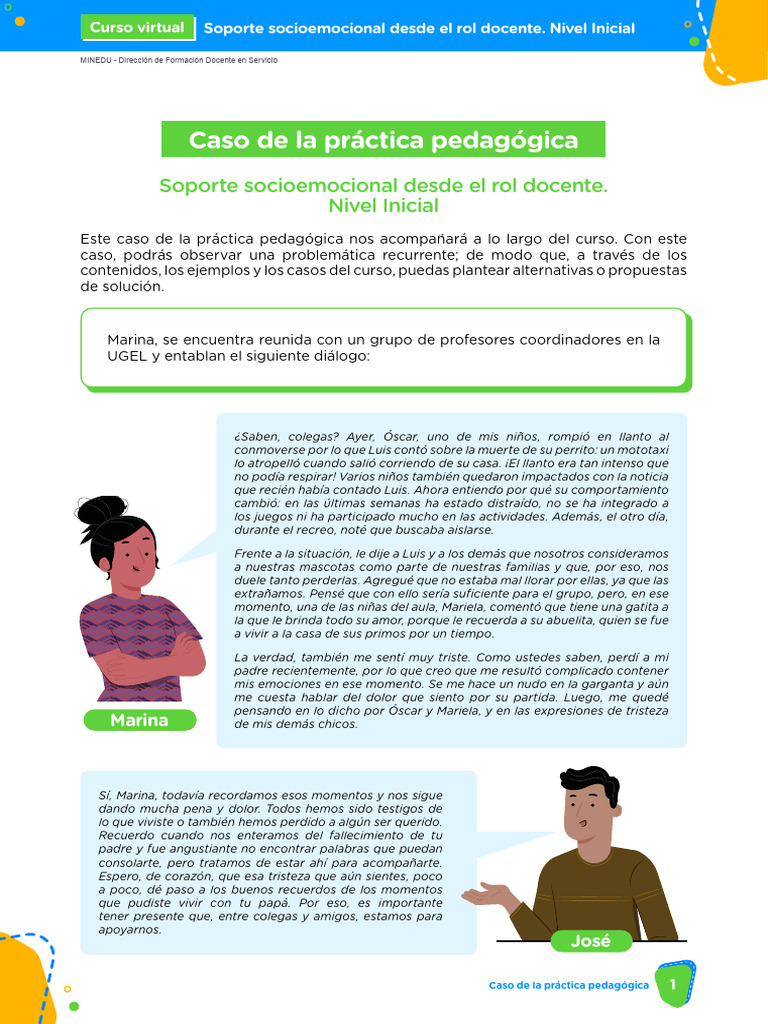 Soporte Socioemocional en Docencia Inicial | PDF | Educación de la ...