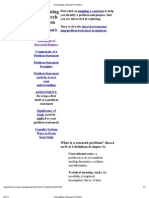 Formulating A Research Problem