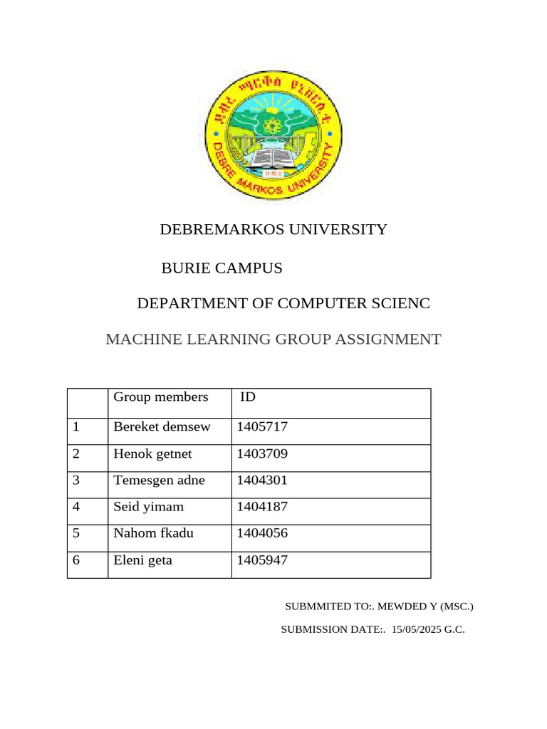 Machine Learning Assignment Solutions | PDF | Machine Learning ...