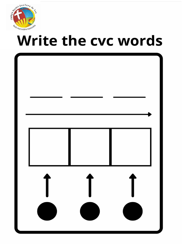 Write The CVC Words C | PDF