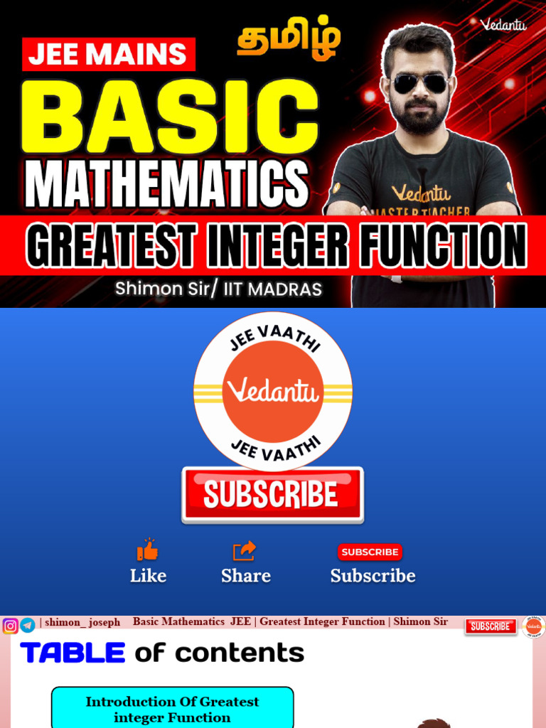 Greatest Integer Function Explained | PDF | Numbers | Function ...