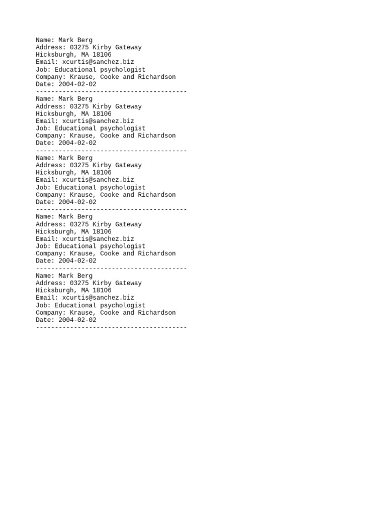 Random Text 5 | PDF