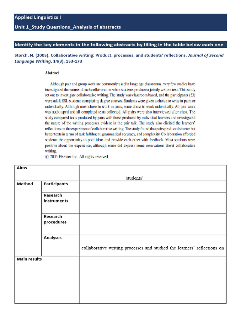 Applied Linguistics Exercises | PDF | Qualitative Research | Experiment