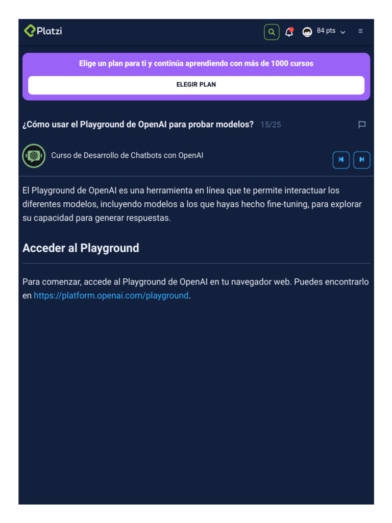 15 - ¿Cómo Usar El Playground de OpenAI para Probar Modelos | PDF ...