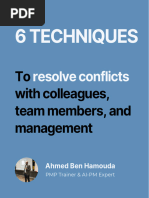 Effective Conflict Management Techniques | PDF