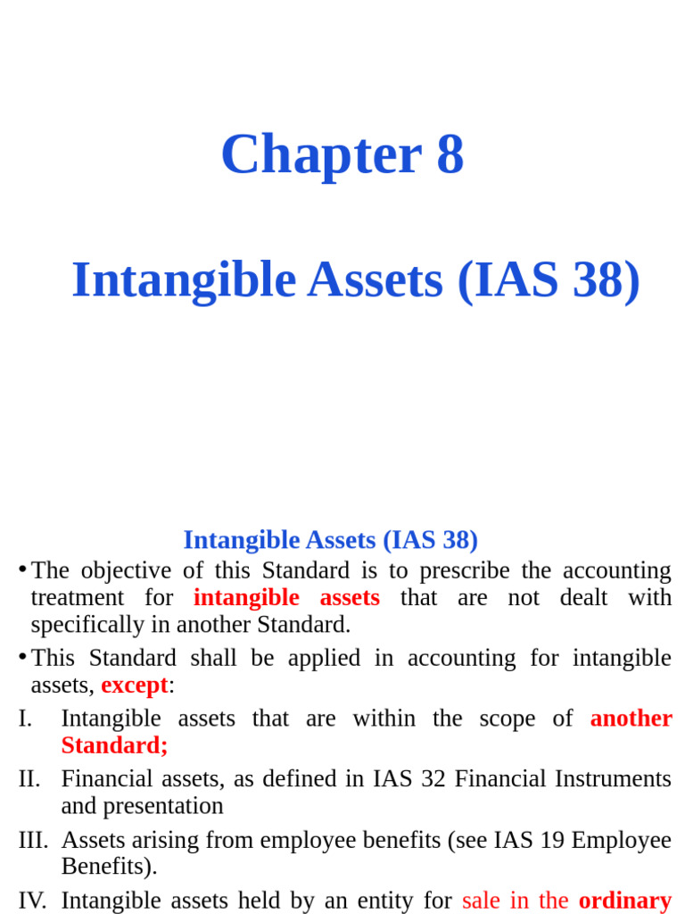Understanding Intangible Assets (IAS 38) | PDF | Intangible Asset ...