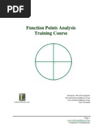 Function Point Analysis