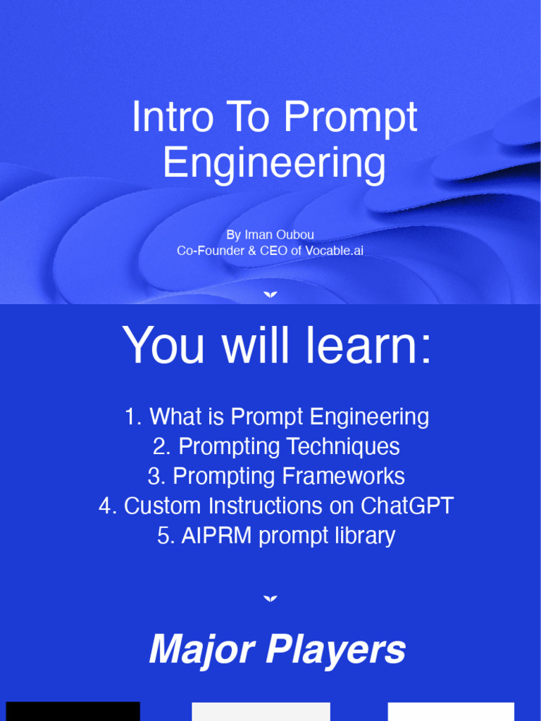Lesson 3 Intro To Prompt Engineering | PDF | Marketing | Artificial ...