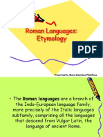 Roman Languages