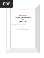 Download Education Development in Saudi Arabia-Historical Project by liveness SN86318616 doc pdf