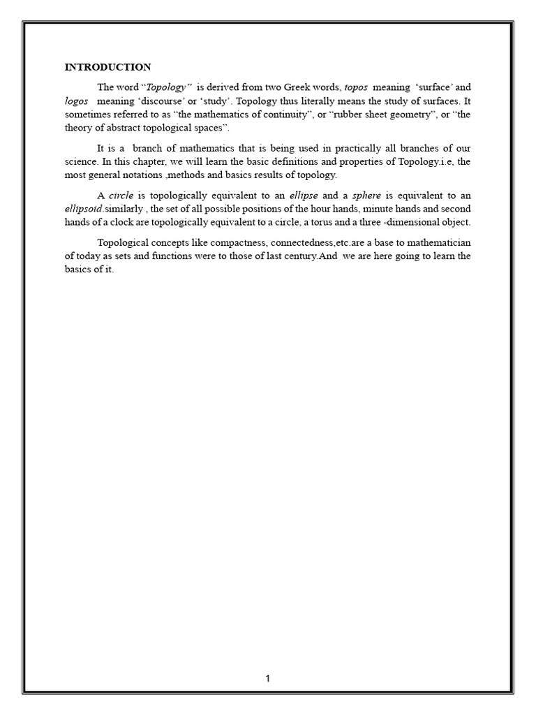 Project 16 3 | PDF | Topology | Mathematical Analysis