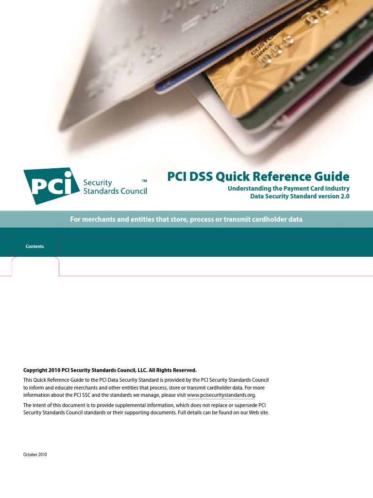 PCI SSC Quick Reference Guide | PDF