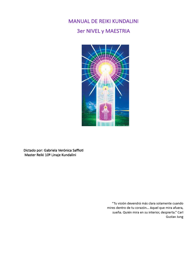 Manual de Reiki Kundalini Nivel 3 | PDF | Reiki | Trauma psicólogico