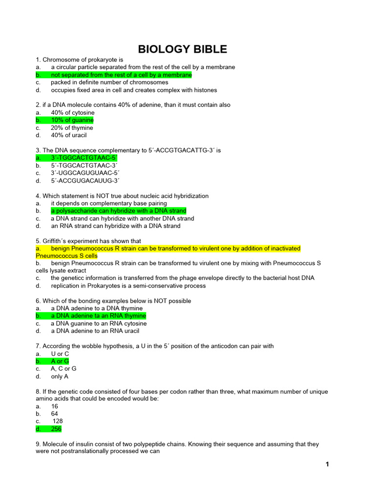 Key Concepts in Molecular Biology | PDF | Operon | Messenger Rna
