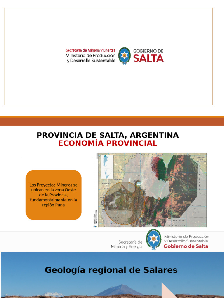 Proyectos de Litio en Salta, Argentina | PDF | Roca sedimentaria | Geología