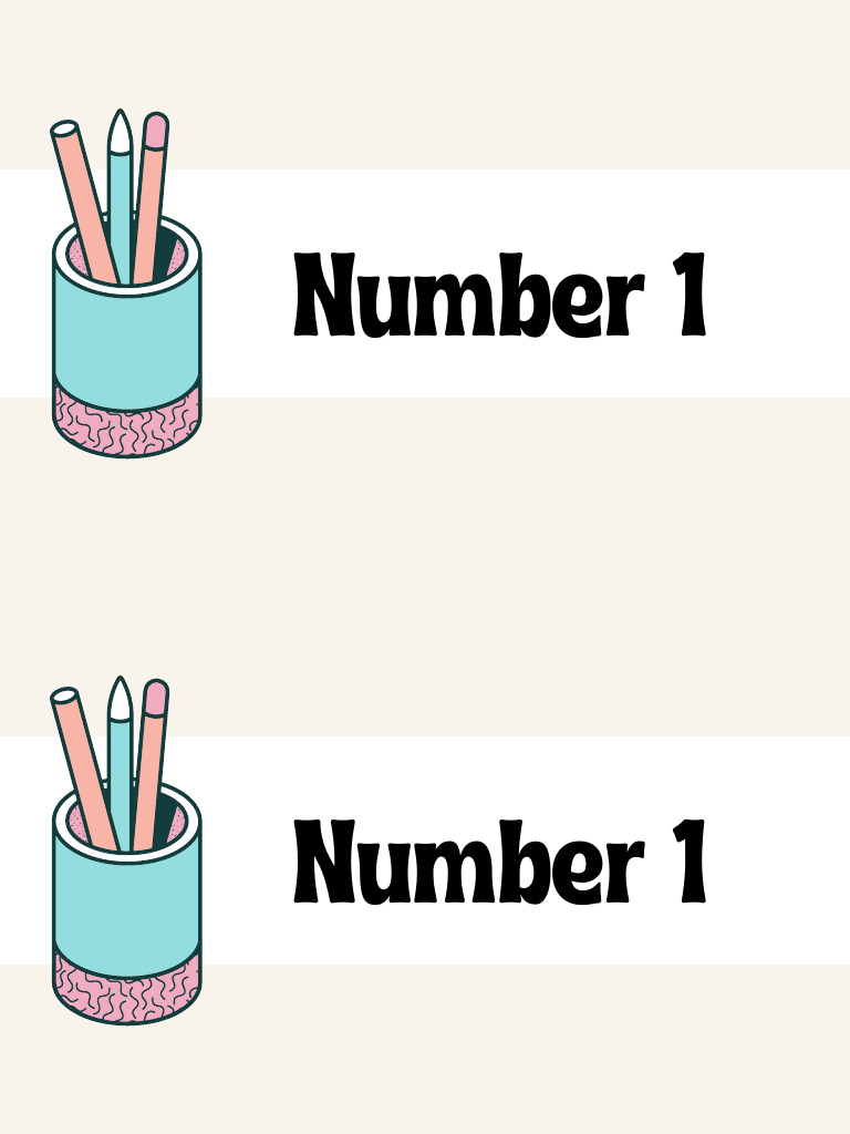 Number 1 | PDF