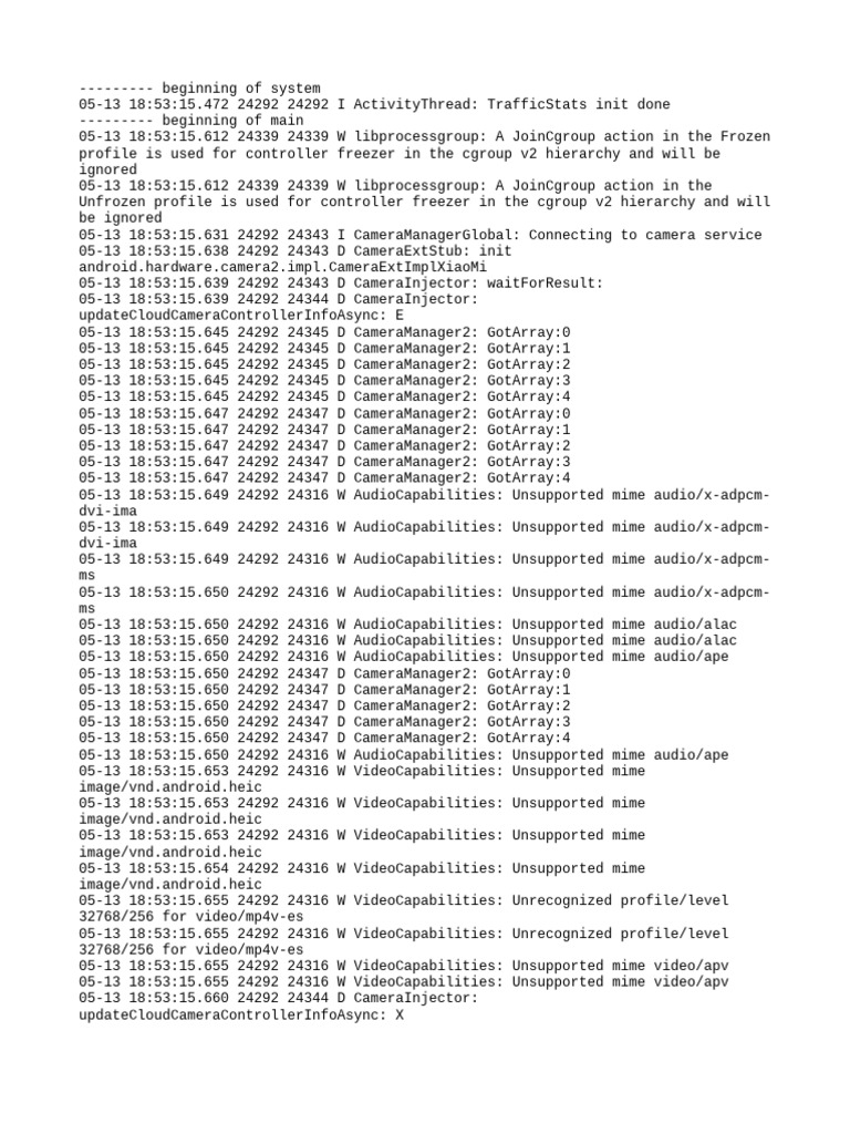 Log Cat 1747137195593 | PDF | Computing | Computer Programming