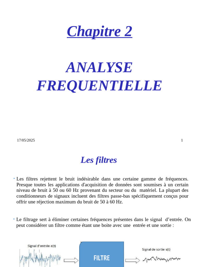 Analyse Fréquentielle et Diagrammes de Bode | PDF | Fréquence | Filtre ...