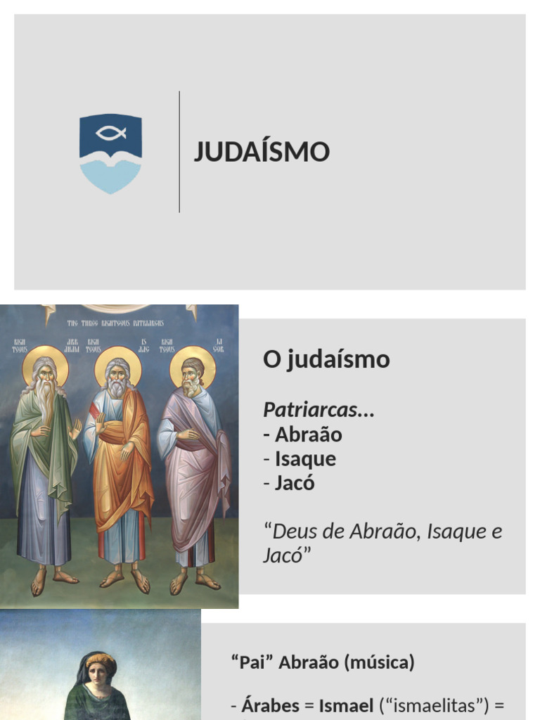 Aula 3 - Judaísmo | PDF | Torá | Bíblia hebraica