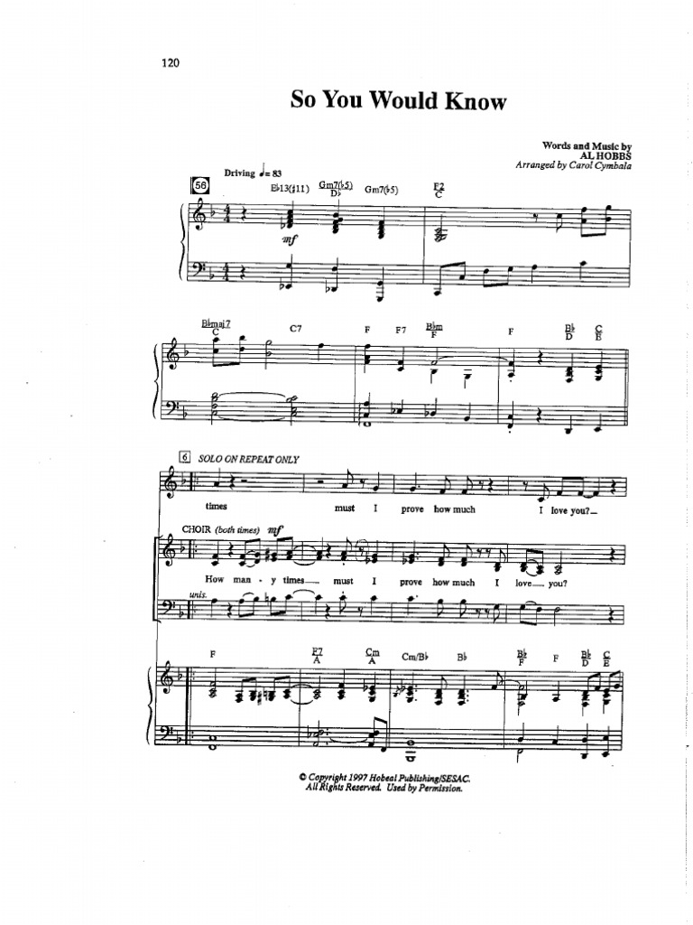 Brooklyn Tabernacle Choir - So You Would Know | PDF | Language