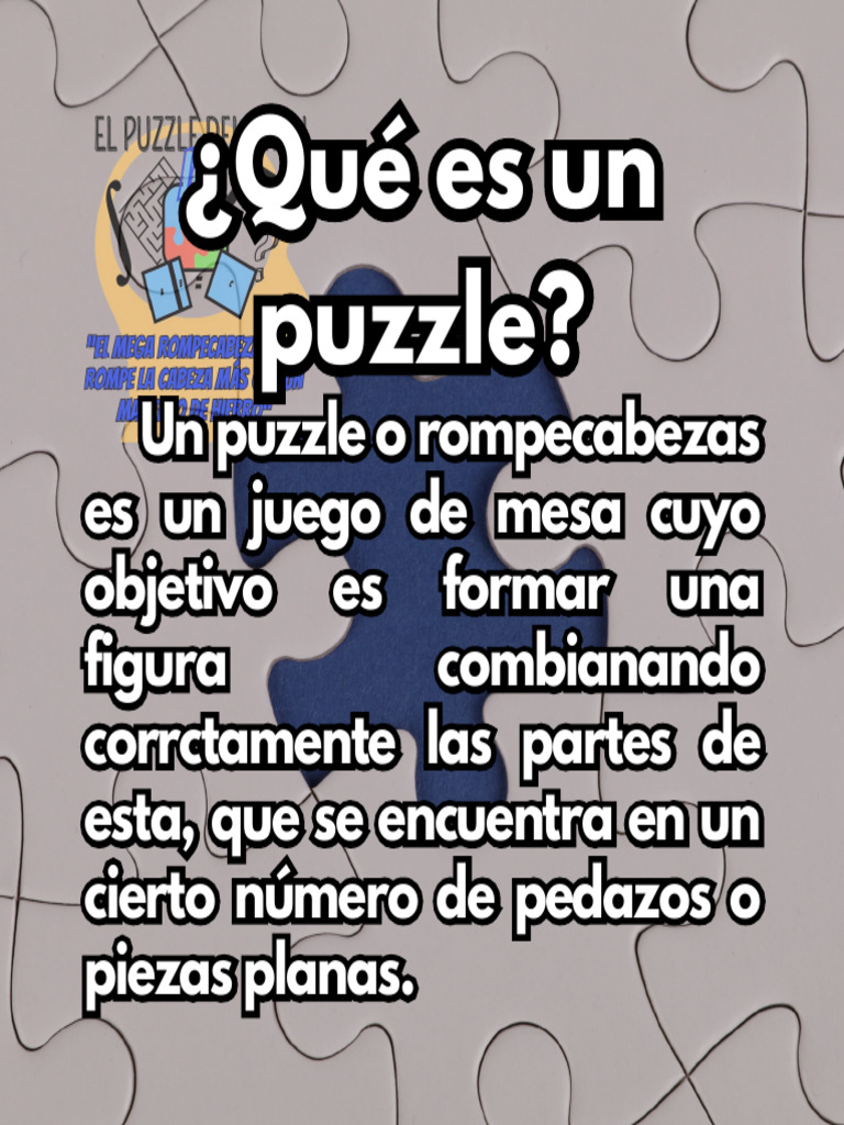 ¿Que Es Un Puzzle | PDF