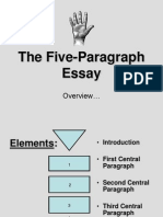 The Five-Paragraph Essay: Overview