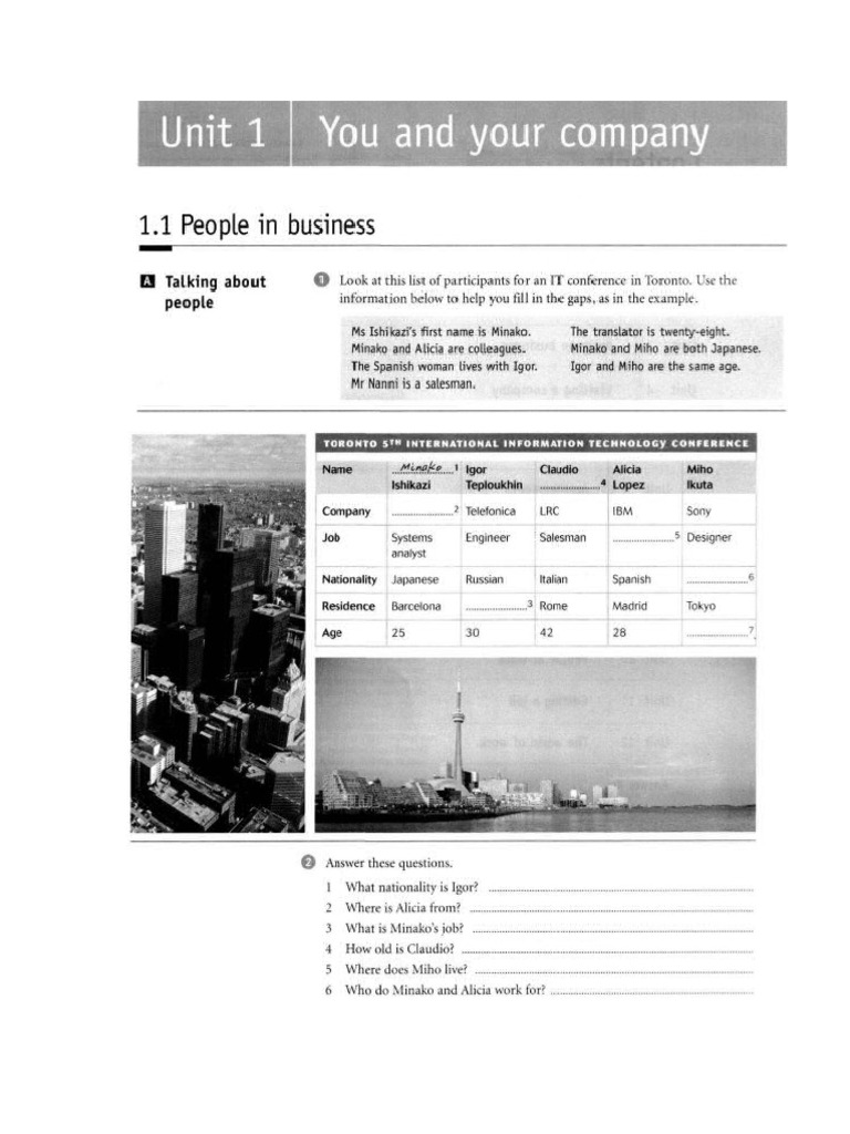 Worksheet 1 | PDF