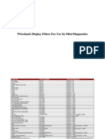 Wireshark Display Filters For Use in Mitel Diagnostics