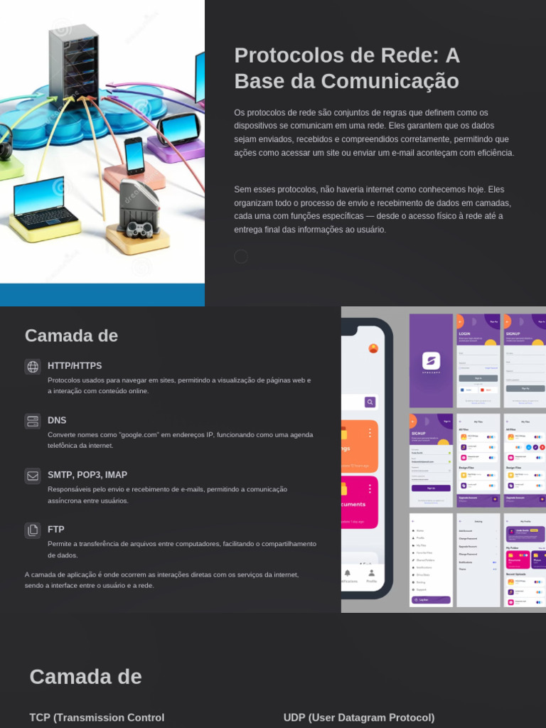 Protocolos de Comunicação de Rede | PDF | Rede de computadores ...