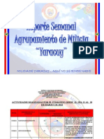 Reporte Semanal Del 13 Al 20 de Marzo de 2012