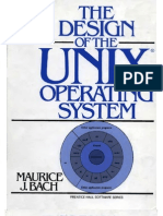 The Design of Unix Operating System by Maurice J Bach