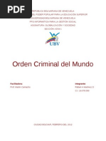 Orden Criminal Del Mundo. Rafael Arturo Martinez