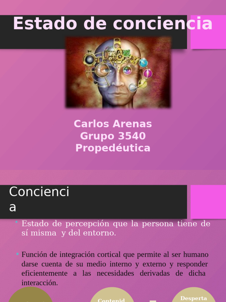 Estado de Conciencia | PDF | Afasia | Coma
