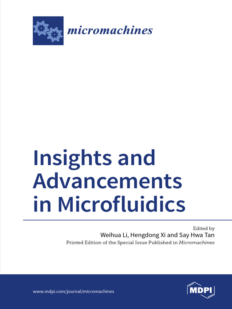 Insights and Advancements in Microfluidics | PDF | Microfluidics | Life ...