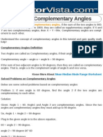 What Are Complementary Angles