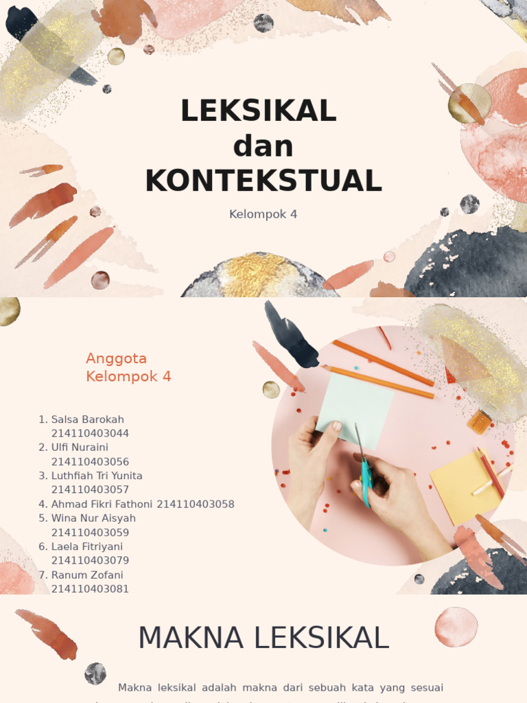 PPT Kel.4 Ilmu Al-Maajim | PDF