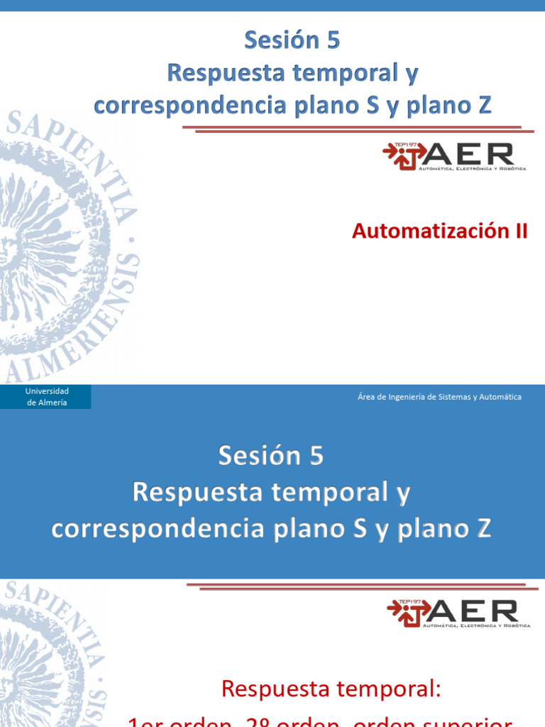 Respuesta Temporal en Sistemas de Control | PDF | Ingeniería
