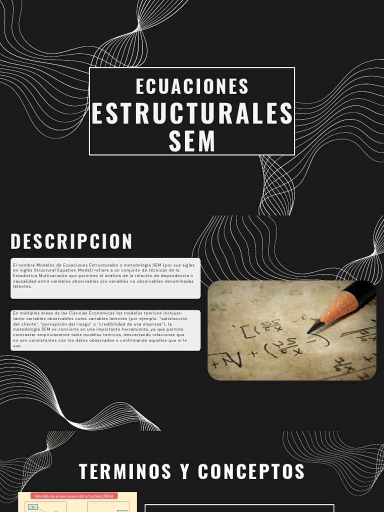 Modelos de Ecuaciones Estructurales SEM | PDF | Modelos de ecuaciones ...