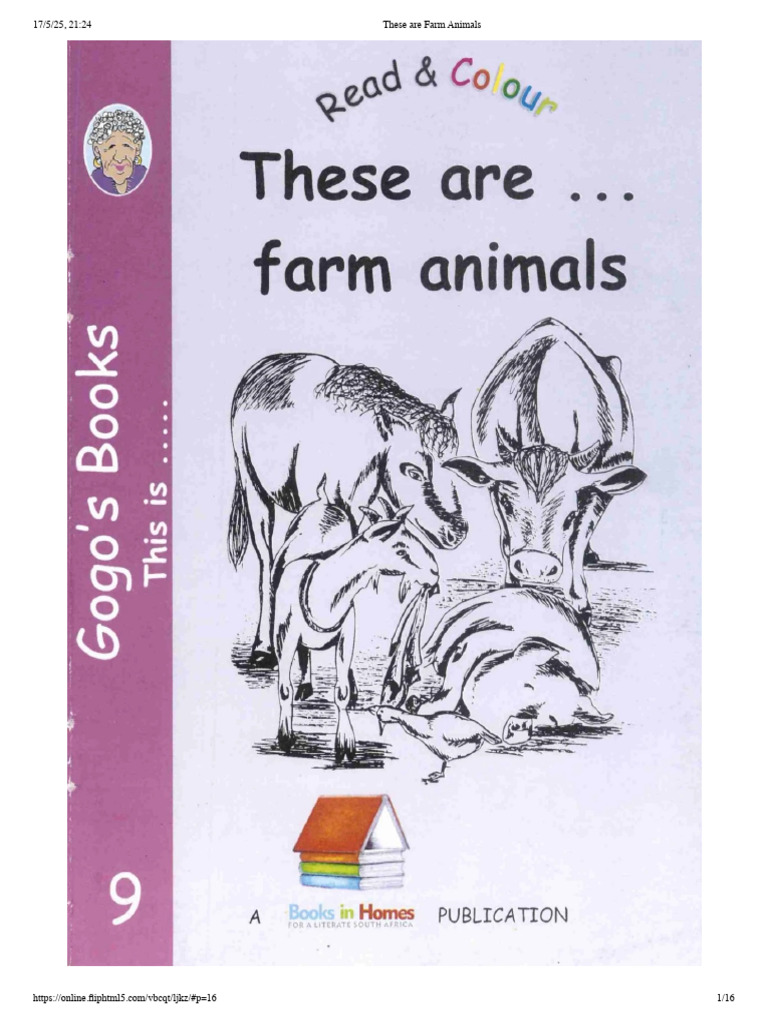 These Are Farm Animals | PDF