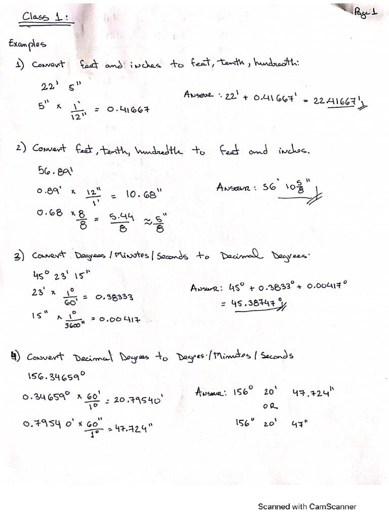 Class 1 Notes | PDF