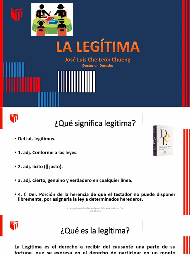 Significado y Función de la Legítima | PDF | Herencia | Intestacy