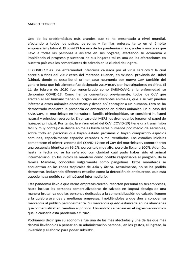 Impacto del COVID-19 en el comercio de calzado | PDF | Economias