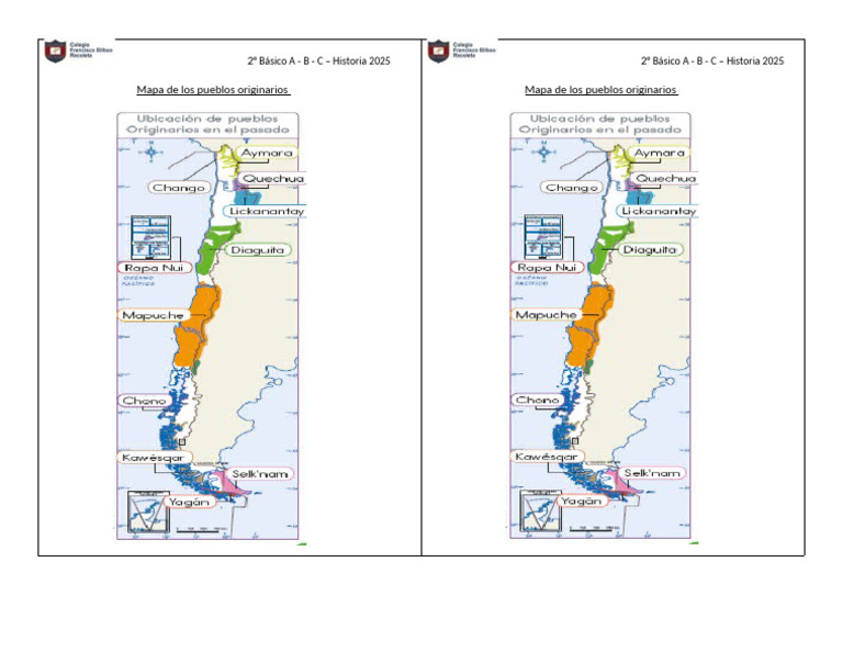 Mapa de Los Pueblos Originarios | PDF