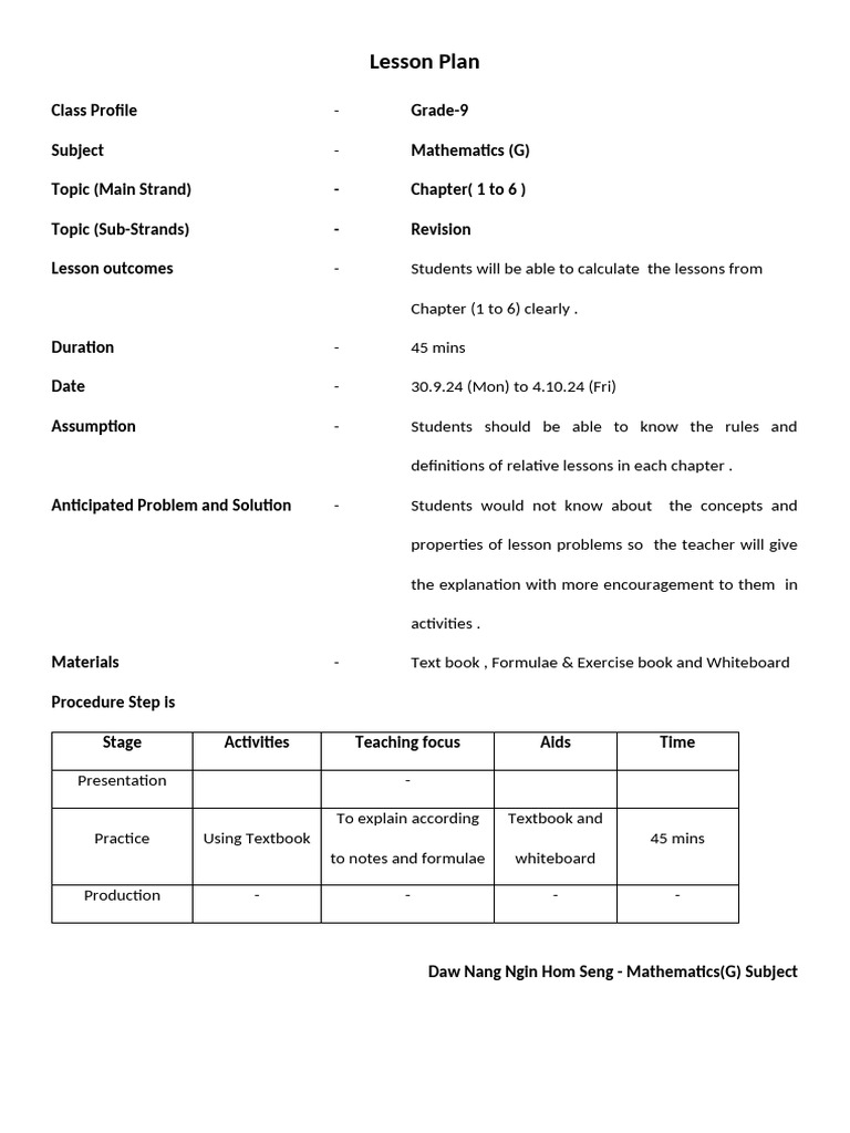Grade-9 and 10 Maths - Sep (30-4) | PDF | Mathematics